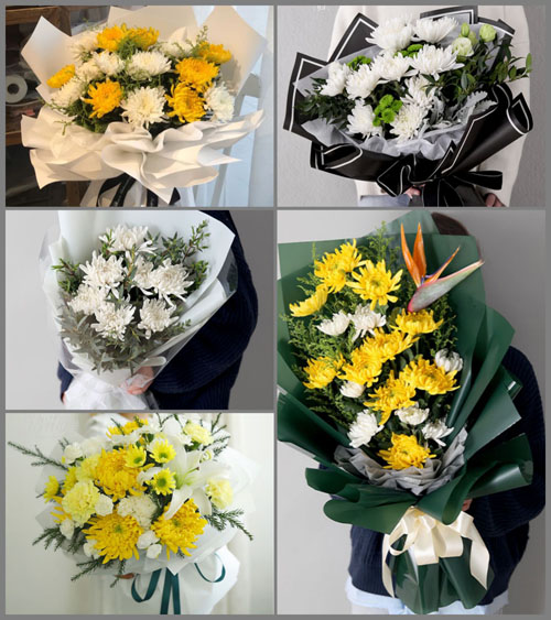 山西忻州原平市大牛店镇南大牛村白事花束代送